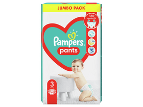 Pampers Pants Jumbo Pack bugyipelenka, 3-as méret, 62 db Pampers Pants Jumbo Pack bugyipelenka, 3-as méret, 62 db