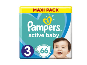Pampers Active Baby Maxi Pack M3 Pelene, 66 kom Pampers Active Baby Maxi Pack M3 Pelene, 66 kom