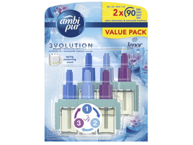 Ambi Pur 3volution Légfrissítő utántöltő DUO, 2 x 20 ml, Lenor Spring Ambi Pur 3volution Légfrissítő utántöltő DUO, 2 x 20 ml, Lenor Spring