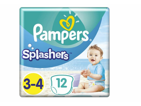 Pampers Splashers úszópelenka 3-4, 12 db