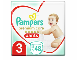 Pampers premium Pants nadrágpelenka 3-as, 48 db