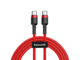 ACC Baseus Cafule USB Type-C, 60W gyorstöltő adatkábel, 2m, piros