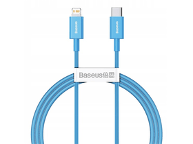 ACC Baseus Superior Series USB Type-C – iPhone, 20W gyorstöltő adatkábel, 1m, kék