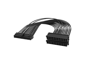 ADA Akasa ATX 24P Male to Dual ATX 24P Female - Tápkábel - 2 Pack - AK-CBPW25-KT02