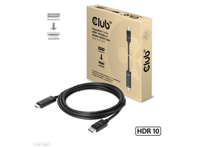 ADA Club3D DisplayPort 1.4 to HDMI 4K120Hz or 8K60Hz HDR10 Cable M/M