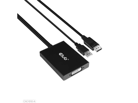 ADA Club3D DisplayPort to Dual Link DVI-D HDCP OFF version Active Adapter M/F - Apple Cinema Kijelzőkhöz