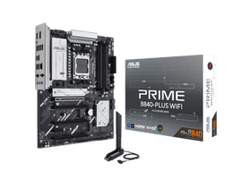 Asus Alaplap - AMD PRIME B840-PLUS WIFI AM5 (B840, ATX, 4xDDR5 7600+MHz, 4xSATA3, 3x M.2, HDMI+DP)