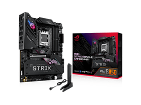 Asus Alaplap - AMD ROG STRIX B850-E GAMING WIFI AM5 (B850, ATX, 4xDDR5 8000+MHz, 4xSATA3, 5x M.2, HDMI+DP+USB4)