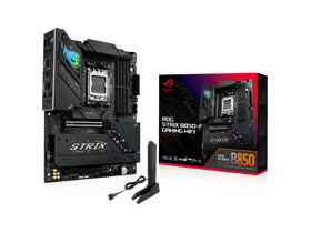 Asus Alaplap - AMD ROG STRIX B850-F GAMING WIFI AM5 (B850, ATX, 4xDDR5 8000+MHz, 2xSATA3, 4x M.2, HDMI+DP)