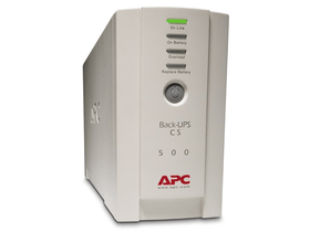 APC Back-UPS BK500EI (CS) (3+1 IEC13) 500VA (300 W) 230V Power-Saving OFFLINE szünetmentes tápegység, torony - USB inter