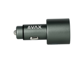 Avax CC680B CARLY+ 140W Autós töltő, fekete Avax CC680B CARLY+ 140W Autós töltő, fekete
