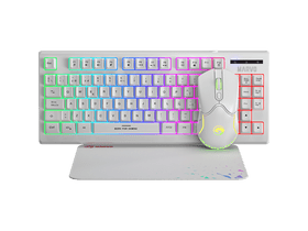 Marvo Loot 30 UK billentyűzet+egér+egérpad (CM310 UK WH)
