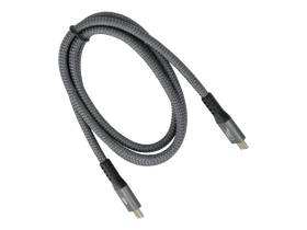 Avax CB902 THUNDER fonott USB-C kábel, 1 m, viharszürke