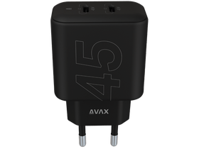 Avax CH602B SPEEDY+ Gyorstöltő adapter, fekete