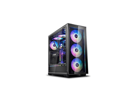 DeepCool Számítógépház - MATREXX 70 ADD RGB 3F (fekete, ablakos, 3x12cm ventilátor, ATX, mATX, 2xUSB3.0, 1xUSB2.0)