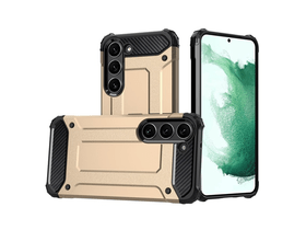 Defender szilikon telefonvédő (ütésállóság, légpárnás sarok, fémhatás) ARANY