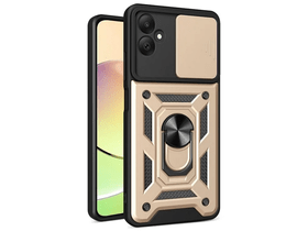 Defender szilikon telefonvédő (ütésállóság, tartógyűrű, kameravédő) ARANY
