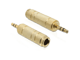Delock Stereo plug 3.5 mm-Stereo jack 6.35 mm Adapter (65360)
