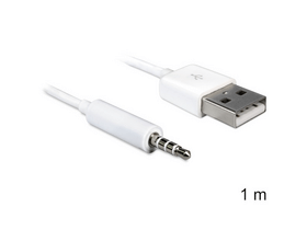 Delock 83182 USB-A / sztereo jack 3,5mm kábel, 1m Delock 83182 USB-A / sztereo jack 3,5mm kábel, 1m