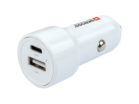 Skross dual autós töltő, PD, 65W (USB-A, USB-C) + USB-C kábel (SKCHCA0365WPDCN) Skross dual autós töltő, PD, 65W (USB-A, USB-C) + USB-C kábel (SKCHCA0365WPDCN)