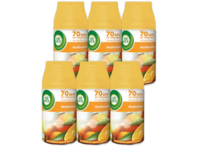 Air Wick Freshmatic Légfrissítő utántöltő, Mediterrán nyár, 6 x 250 ml Air Wick Freshmatic Légfrissítő utántöltő, Mediterrán nyár, 6 x 250 ml