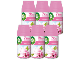 Air Wick Freshmatic Légfrissítő utántöltő, Cseresznyevirág, 6 x 250 ml Air Wick Freshmatic Légfrissítő utántöltő, Cseresznyevirág, 6 x 250 ml