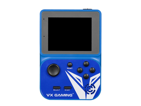 GP VX Gaming Új kézi Retro játék állomás 4 GB Micro SD-vel - kék