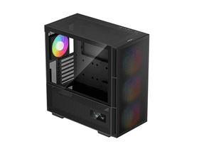 DeepCool Számítógépház - CH560 DIGITAL (fekete, 3x14cm +1x12 ventilátor, Mini-ITX / Micro-ATX / ATX / E-ATX, 2xUSB3.0)