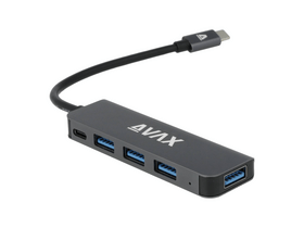 AVAX HB901 PRIME 4-port USB 3.0 + Type-C HUB AVAX HB901 PRIME 4-port USB 3.0 + Type-C HUB