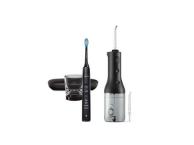 Philips Sonicare DiamondClean 9000 szónikus elektromos fogkefe és Power Flosser HX3866/43 dupla csomag, fekete Philips Sonicare DiamondClean 9000 szónikus elektromos fogkefe és Power Flosser HX3866/43 dupla csomag, fekete