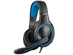 Snopy Fejhallgató - SN-GX1 ERGO, fekete/kék Snopy Fejhallgató - SN-GX1 ERGO, fekete/kék