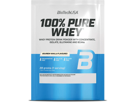 BioTechUSA 100% Pure Whey 28g, bourbon vanília BioTechUSA 100% Pure Whey 28g, bourbon vanília