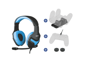 Konix - MYTHICS PS4 Gamer csomag (GPK-P4) Konix - MYTHICS PS4 Gamer csomag (GPK-P4)