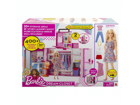 Barbie álom öltözőszoba babával