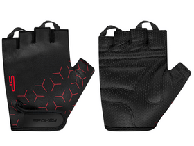 Spokey Ride red férfi kerékpár kesztyű, M (42607) Spokey Ride red férfi kerékpár kesztyű, M (42607)