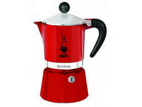 Bialetti Rainbow kotyogós kávéfőző 3 adag, piros (4962) Bialetti Rainbow kotyogós kávéfőző 3 adag, piros (4962)