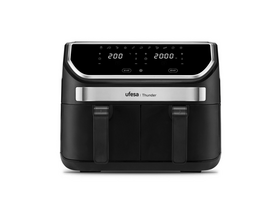 Ufesa Thunder dupla kosaras forrólevegős sütő Ufesa Thunder dupla kosaras forrólevegős sütő