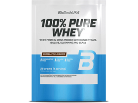 BioTechUSA 100% Pure Whey 28g, csokoládé BioTechUSA 100% Pure Whey 28g, csokoládé