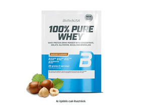 BioTechUSA 100% Pure Whey 28g, mogyoró BioTechUSA 100% Pure Whey 28g, mogyoró