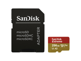 SANDISK MICROSD EXTR.256GB,170/80 MB/s