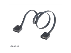 KAB Akasa 4pin RGB LED világítást hosszabbító kábel - AK-CBLD06-30BK