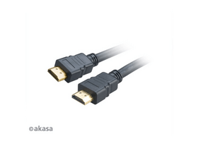 Akasa High Speed HDMI kábel Ethernettel, 2m (AK-CBHD17-20BK) Akasa High Speed HDMI kábel Ethernettel, 2m (AK-CBHD17-20BK)