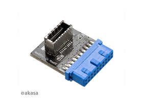 KAB Akasa - USB3.1 - 19-pin motherboard header - AK-CBUB51-BK