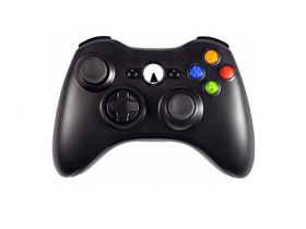 FroggieX Xbox360/PC Vezeték nélküli kontroller + adapter, fekete FroggieX Xbox360/PC Vezeték nélküli kontroller + adapter, fekete