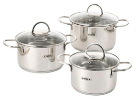 Pyrex PY-6150 6 részes edényszett Pyrex PY-6150 6 részes edényszett