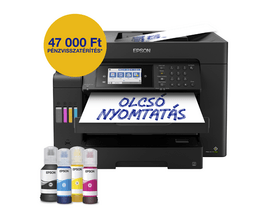 Epson L15150 A3 színes MFP DUPLEX 4500/2800 oldal tintával