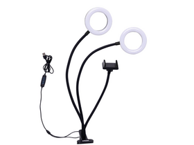 Dörr Bi-Color Dupla hajlítható karú LED körlámpa (371047) Dörr Bi-Color Dupla hajlítható karú LED körlámpa (371047)