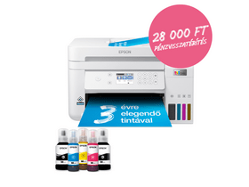 Epson L6276 színes MFP, DUPLEX, 14 000/5200 oldal tintával