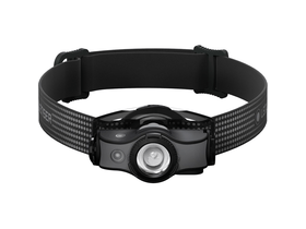 LEDLENSER MH5 outdoor tölthető LED fejlámpa 400lm/180m 1x14500 Li-ion, fekete/szürke