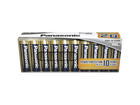 Panasonic LR6EPS/20CBE 1,5V AA/ceruza tartós alkáli elem, 20 db Panasonic LR6EPS/20CBE 1,5V AA/ceruza tartós alkáli elem, 20 db